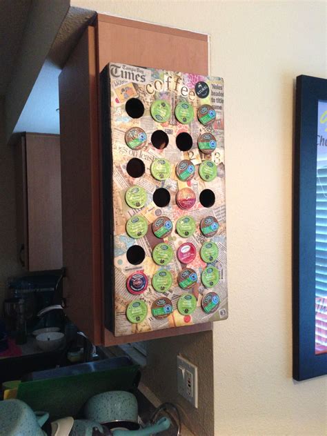 Homemade Keurig K Cup Holder Holds 32 Cups Of Fun Personalized With