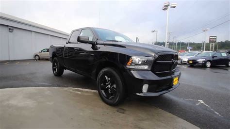 While the 2014 ram 1500 retains its basic shape and looks, it still came with a few changes, most notably the placement of the grille, which is the new black express takes ram's aggressive good looks to an all new sinister level by 'blackening out' the entire truck while maintaining a great price. ES119551 | 2014 Black Ram 1500 Express Quad Cab ...