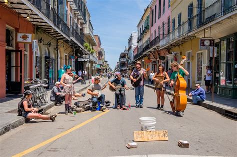 French Quarter In New Orleans Louisiana Jigsaw Puzzle In People
