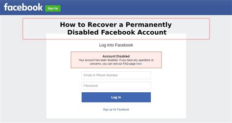 How To Recover A Permanently Disabled Facebook Account Robustposts