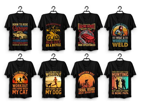 Retro Vintage Sunset T Shirt Design Bundle By T Shirt Design Bundle On