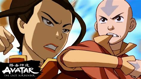 Aang Fights Azula In The Drill To Save Ba Sing Se Full Scene