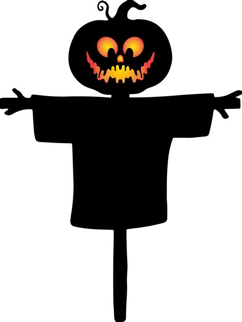 Free Halloween Scarecrow Silhouette 12496472 Png With Transparent