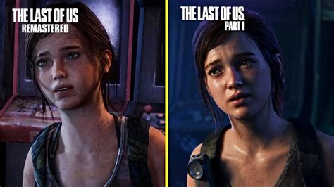 The Last Of Us Part 1 Original Vs Remake Graphics Comparison 4k Youtube