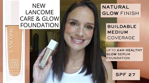 New Lancome Teint Idole Ultra Wear Care And Glow Foundation Youtube