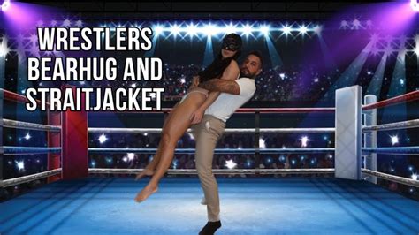 Wrestlers Bearhug And Straitjacket Lalo Cortez And Vanessa Custom Clip Lalo Cortez And