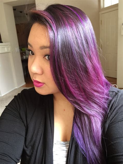 Dsk Steph Purple Ombre Hair Color