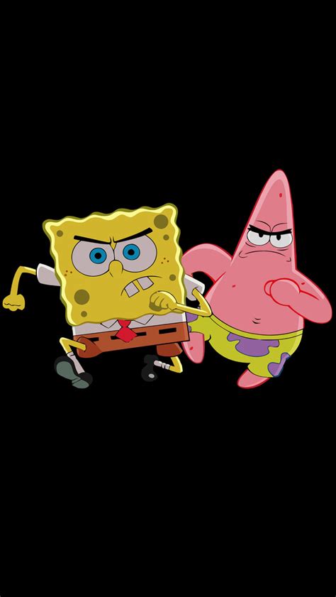 640x1136 Patrick Star And Spongebob Iphone 55c5sse Ipod Touch Hd