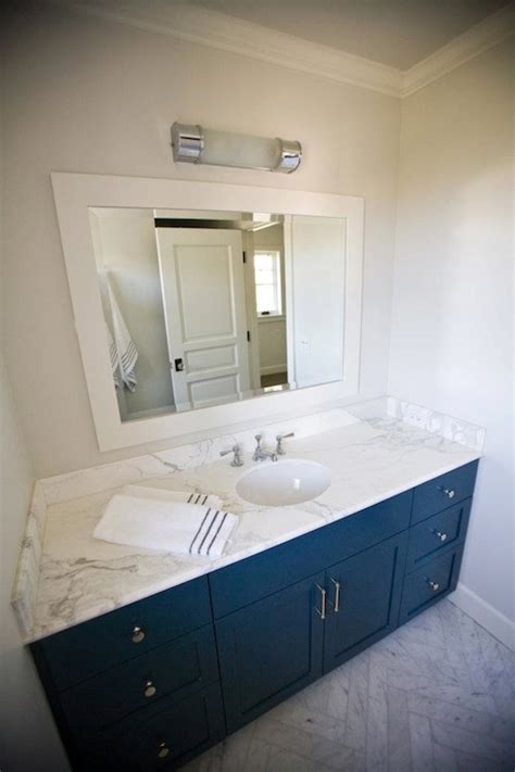 Make the most of your storage space and create an. Blue Bathroom Cabinets - Contemporary - bathroom - Andrea ...