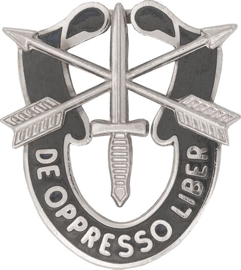 Special Forces Unit Crest De Oppresso Liber
