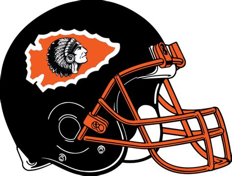 Team Mascot Indians Michigan Hs Helmet Project