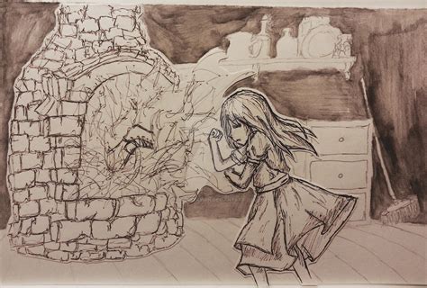 05 Gretel Pushed Witch Into Oven By Nicollekwan On Deviantart