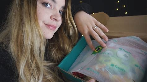 🇧🇷 Asmr Eating Candy From Brazil With Trytreats Mouth Sounds Crinkling Soft Spoken Binaural