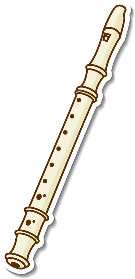 Sticker Flute Musical Instrument 2845421 Vector Art At Vecteezy