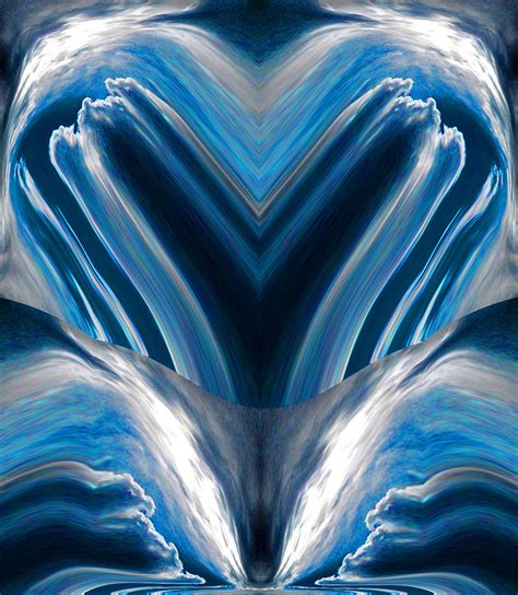 Mystic Love Blue Digital Art By Artistic Mystic Fine Art America