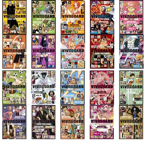 One Piece Vivre Card Illustration Booster Pack Vol1 And Vol2 10 Type
