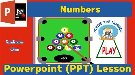 Numbers Tefl Powerpoint Lesson Plan Classroom Ppt Games Youtube