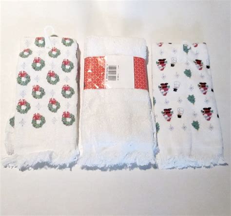 Charles Craft Towels Christmas Cross Stitch Embroidery