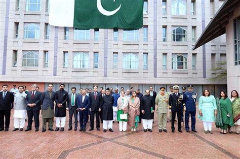 The Officers And Officials Of Embassy Of Pakistan Washington Dc During