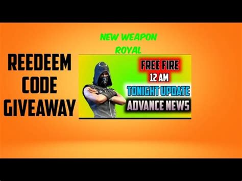 (✔️) advance server download link. TONIGHT 12 AM UPDATE|| NEW WEAPON ROYAL||FREE FIRE AND ...