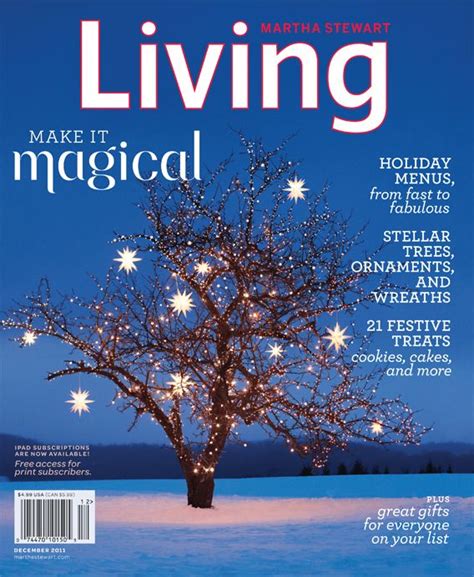 Martha Stewarts Magazines Outdoor Christmas Lights