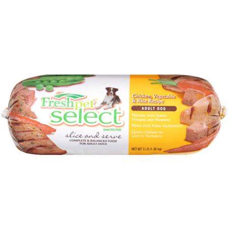 This dog food is made with fresh ingredients. Fresh Pet Select Brand Dog Food: Adult Dogs w/Chicken ...