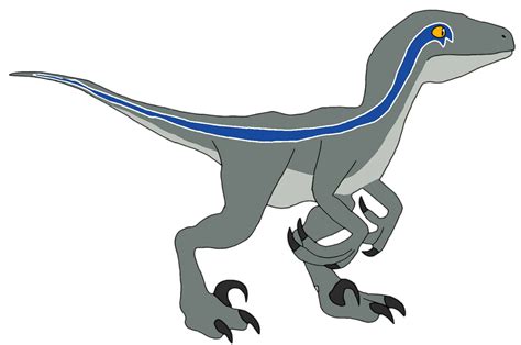 Velociraptor Blue Redesigned By Dudeshrop24 On Deviantart