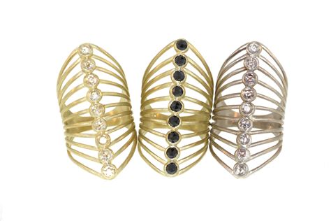 The Nine Stone Vertebrate Ring Is One Of Our Most Comfortable And