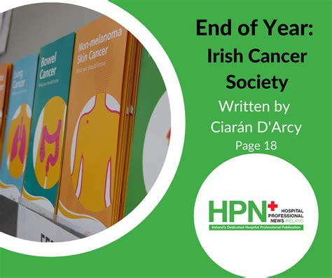 End Of Year Irish Cancer Society Hospital Professional News