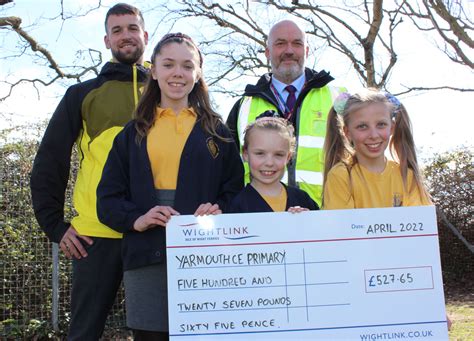 Fifteen Isle Of Wight Primaries Receive A Share Of Wightlinks £10000