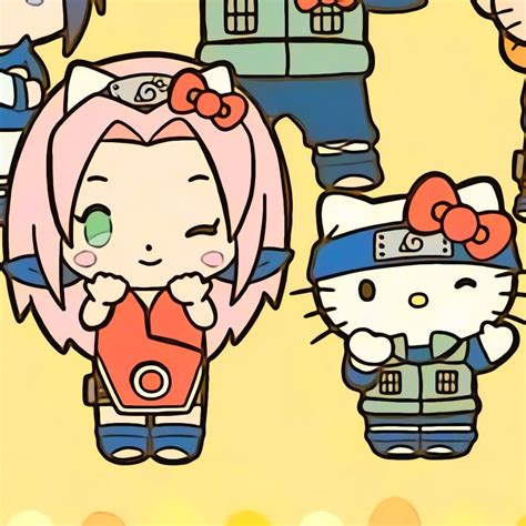 Hello Kitty And Sakura Art