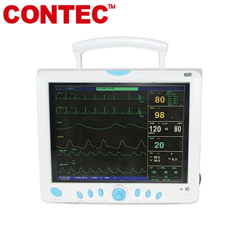 Contec Cms9000 Vital Signs Icu Ccu Patient Monitor 6 Parameters 12 1