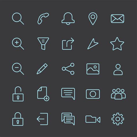 Free Download Uiux Line Icon Kit On Behance