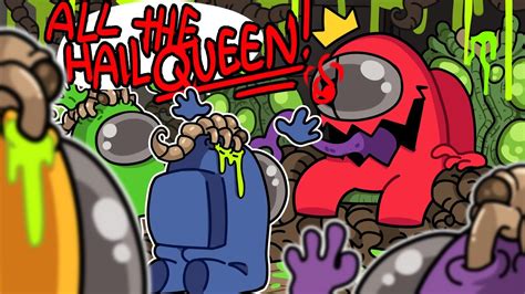 I Guess Im Queen Toonz Now Among Us Alien Queen Mod Game Videos
