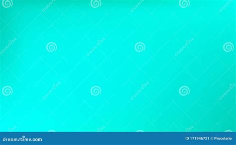 Aquamarine Colored Abstract Gradient Mesh Stock Illustration
