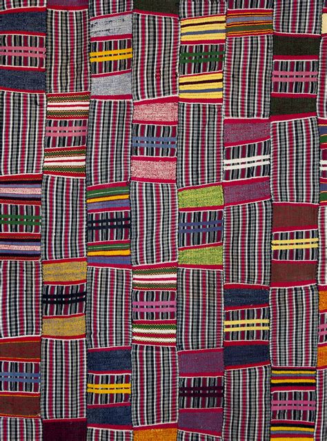 A Fine And Large Ewe Strip Woven Textile African Textiles Weaving