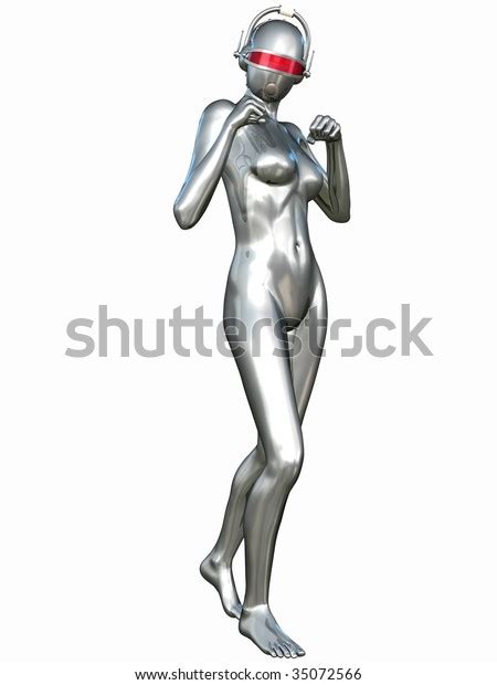 Sexy Cyborg Stock Illustration 35072566 Shutterstock