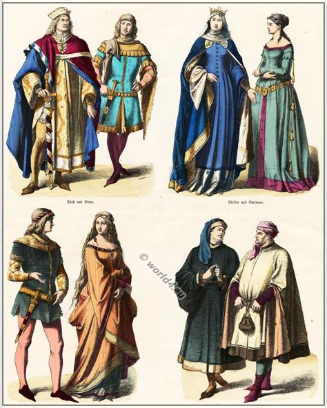 German Medieval Clothing In The 14th Century Costume History