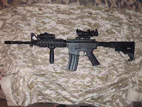 My Colt Licensed M4a1 By King Arms Rairsoft