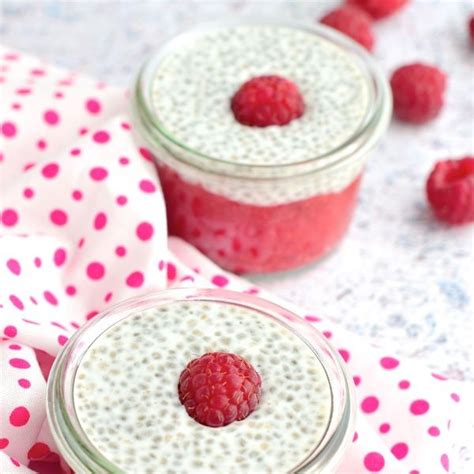 Creamy Raspberry Chia Pudding For Glowing Skin Body Kitchen