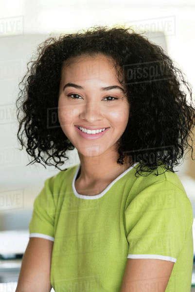Black Woman Smiling Stock Photo Dissolve