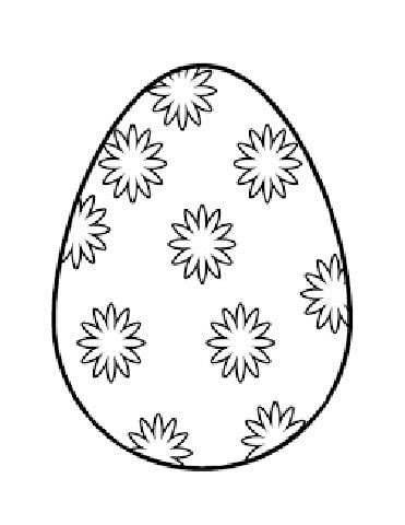 Desenho de ovo de Páscoa modelos para imprimir grátis