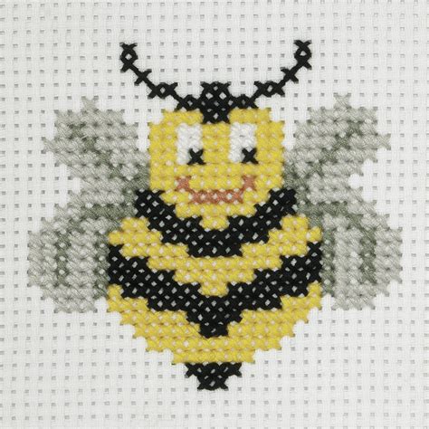 Bee Cross Stitch Kit The Craft Cabin