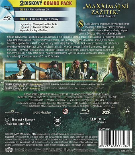 Hlášky z filmu piráti z karibiku: Piráti z Karibiku: Na vlnách podivna 3D + 2D (2BD) (Blu ...