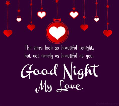 Romantic Good Night Love Messages Wishesmsg