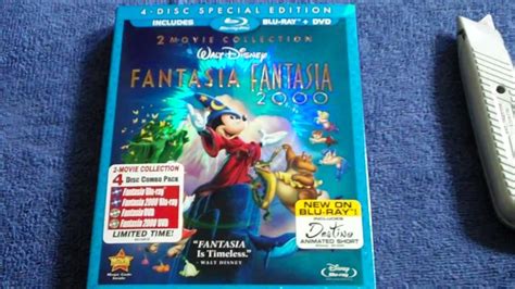 Fantasia And Fantasia 2000 Blu Ray Unboxing Youtube