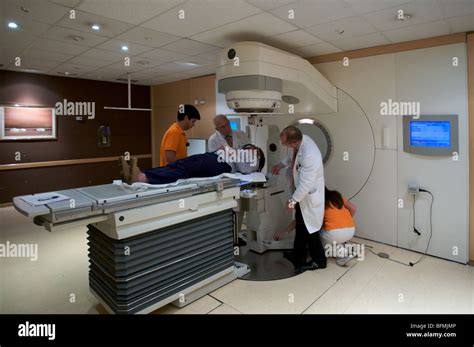 Cancer Treatment Using Radiotherapy Stock Photo Alamy