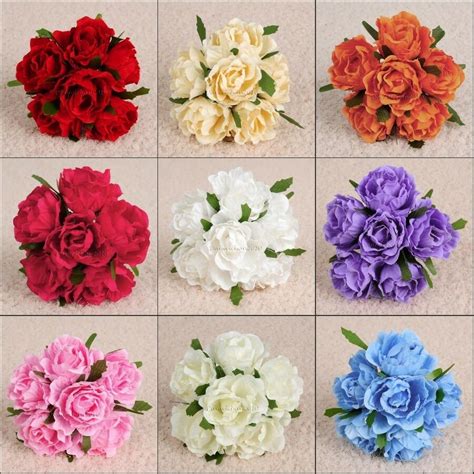 ✅ browse our daily deals for even more savings! 12-150Pcs* Mini 4cm DIY Artificial Silk Flower Party ...