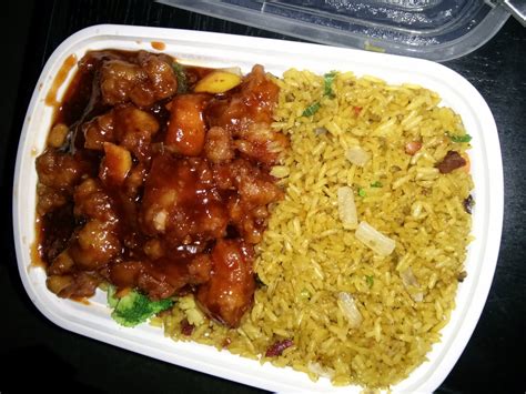 This is the best recipe that is better than any chinese restaurants. Orange Chicken with Pork Fried Rice - Yelp