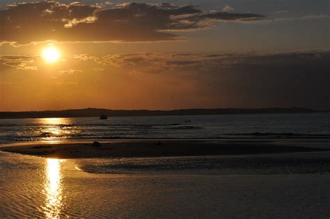 Meer Strand Sonnenuntergang Kostenloses Foto Auf Pixabay